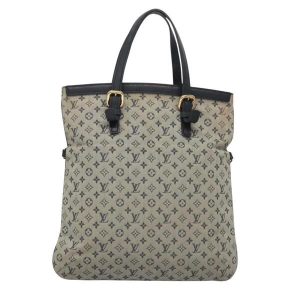LOUIS VUITTON Monogram Mini Françoise Tote Bag Blue M92208 - Picture 13 of 16
